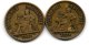2 Belles Piéces De  2 Franc 1922  ( 1.2 Ouvert Et   1. 2 Fermé Plus Rare ) - Varietà E Curiosità