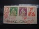 SUISSE - Timbres Sur Fragment Avec Oblitération Zeppelin - Pas Courant - A Voir - P20218 - Used Stamps