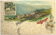 CPA AK Gruss Fantaisie Village Dorf 1900 OBERSAXEN 7134 Grisons Suisse Schweiz - Obersaxen