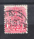 LOT De 4 TIMBRES PERFORES - Gebruikt