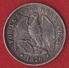 Chili - 50 Centavos 1870 (argent) - Cile