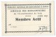 391 - Carte Membre Actif - Amicale Des Sous Officiers De L' Arrondissement De Tulle 1937 - Fédération - Réserve - Autres & Non Classés