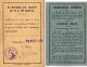 VP5527 - Ville De VILLEPARISIS - Carte D'Electeur X 2 - Mr & Mme FREPP - Andere & Zonder Classificatie