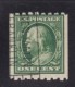 Sc#390 1-cent Franklin Regular Issue, Horizontal 8.5 Perf Coil 1910 US Stamp - Used Stamps