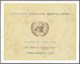 UN - United Nations Geneva 2001 MNH Nobel Peace Prize Souvenirsheet In Folder W/Kofi Annan Print - Neufs