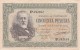 BILLETE DE ESPAÑA DE 50 PTAS DEL 9/01/1940 SERIE B CALIDAD  MBC (VF) (BANKNOTE) - 50 Pesetas