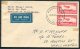 1937 New Zealand Union Airmail Auckland - Wellington First Flight Cover - Posta Aerea