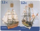 Lot De 2 Télécartes Portugal : Museo Naval : Voiliers Real Borbon & Santa Ana 2003 - Boats