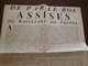 Affiche Placard Ordonnance Assises Du Baillage De Troyes. 20/04/1784 2 X A3. - Wetten & Decreten
