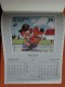 Delcampe - CALENDRIER 1995 LA POSTE BELGIQUE BELGIE NERON MARC SLEEN ILLUSTRATION TIMBRES POSTE BD TINTIN - Big : 1991-00