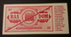 SLOVENIA Yugoslavia  100 Dinara 1965 Baroque Number Coupon Brest  UNC - Slovenia