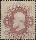 BRAZIL 1866  Emperor Dom Pedro II -  20r. - Purple MH SLIGHT RUST CHEAP PRICE - Ongebruikt