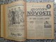 Delcampe - ILUSTROVANE SPORTSKE NOVOSTI,1936 ZAGREB FOOTBALL, SPORTS NEWS FROM THE KINGDOM OF YUGOSLAVIA, BOUND 46 NUMBERS - Libri