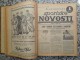 Delcampe - ILUSTROVANE SPORTSKE NOVOSTI,1936 ZAGREB FOOTBALL, SPORTS NEWS FROM THE KINGDOM OF YUGOSLAVIA, BOUND 46 NUMBERS - Livres