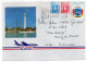 NOUVELLE-CALEDONIE--1986-Lettre De NOUMEA Pour SIGOULES-24-Jolis Tps-enveloppe Illustrée PHARE - Briefe U. Dokumente