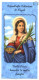 Santa Lucia, Orfanotrofio Antoniano Di Napoli, Plastificato (cm 10,4 X 22) - Santini