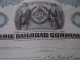 Action The ERIE RAILROAD COMPANY (Etats-Unis) - Fifty (50) $ - Hirsch & Co -  May 27 1955 (27 Mai 1955) - Chemin De Fer - Ferrocarril & Tranvías