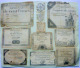 ASSIGNATS LOT DE 8 ASSIGNATS COLLES SUR UNE FEUILLE PLUS UN ASSIGNAT DE CENT FRANCS ISOLE - Assignats & Mandats Territoriaux