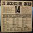 20 SUCCESSI DEL SECOLO NIAGARA 14 Disco LP TONY ARDEN GIUSY VITTORIO VITTI MARIO BATTAINI - Other - Italian Music