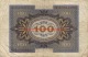 Hundert Mark 100 Reichsbanknote 1920 - 100 Mark