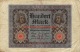 Hundert Mark 100 Reichsbanknote 1920 - 100 Mark