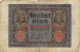 Hundert Mark 100 Reichsbanknote 1920 - 100 Mark