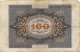 Hundert Mark 100 Reichsbanknote 1920 - 100 Mark