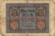 Hundert Mark 100 Reichsbanknote 1920 - 100 Mark