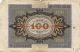 Hundert Mark 100 Reichsbanknote 1920 - 100 Mark