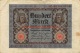 Hundert Mark 100 Reichsbanknote 1920 - 100 Mark