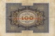 Hundert Mark 100 Reichsbanknote 1920 - 100 Mark