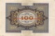 Hundert Mark 100 Reichsbanknote 1920 - 100 Mark