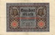 Hundert Mark 100 Reichsbanknote 1920 - 100 Mark