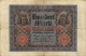 Hundert Mark 100 Reichsbanknote 1920 - 100 Mark