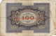 Hundert Mark 100 Reichsbanknote 1920 - 100 Mark