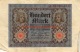 Hundert Mark 100 Reichsbanknote 1920 - 100 Mark