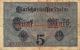 Fünf Mark 5 Reichsschuldenverwaltung 1917 - 5 Mark