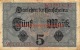 Fünf Mark 5 Reichsschuldenverwaltung 1917 - 5 Mark