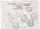 MADAGASCAR-REGISTERED COVER TO FRANCE/REDIRECTED ITALY/LEGION / MILITARY CANCEL/THEMATIC STAMPS-COAT OF ARMS/CHAMELEON - Madagascar (1960-...)