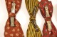 Delcampe - Lot De Noeuds Papillon Noeud Anciens, Retro, Rouge Vert Jaune Bleu Noir, Stylé Original Clips. Vintage Bow Tie - Accessoires