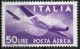 PIA - ITA - Specializzazione : 1969: Posta Aerea "Democratica"   £ 50   - (SAS 154/I - CAR 40) - Varietà E Curiosità