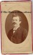 BOURGOIN - HOMME - BERNARD - ISERE - CDV PHOTO - Personnes Anonymes