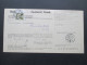 DR / Böhmen Und Mähren 1944 Dienst Nr. 10 EF Frankierter Rückschein! Korytna / Niwnitz. Randstück Rechts! - Storia Postale