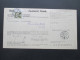 DR / Böhmen Und Mähren 1944 Dienst Nr. 10 EF Frankierter Rückschein! Korytna / Niwnitz. Randstück Rechts! - Briefe U. Dokumente