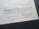 Delcampe - DR / Böhmen Und Mähren 1942 Frankierter Rückschein.Steueramt Rakonitz. Eckrandstück Nr. 2 Plattennummer 2-41 - Cartas & Documentos