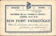 MILITARIA - Bon Point D 'école Patriotique  Guerre 1914 / 18 - A Voir - L  3192 - Weltkrieg 1914-18