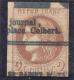 N°40BA BORDEAUX REPORT 2 ANNULATION TYPOGRAPHIQUE DES JOURNAUX. - 1870 Uitgave Van Bordeaux