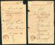 1870s Post Office Form X 5 Weinheim, Eichtersheim - Lettres & Documents