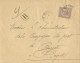 TUNISIE - 1904 - 35C SEUL ! SUR ENVELOPPE LOCALE RECOMMANDEE De BIZERTE - Briefe U. Dokumente