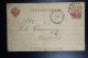 Russia Postcard 1890 Warsaw Poland To Vilno Lithuania  Mi P 9 - Postwaardestukken